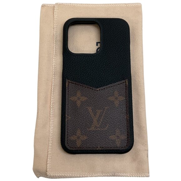 Louis Vuitton Black Mono Pocket iPhone 13 Pro Case - Picture 5 of 5